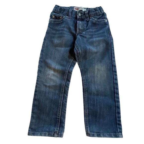 Levi's Other - Levis Boys 4 Regular 511 Slim Fit Adjustable Waist Blue Denim Jeans